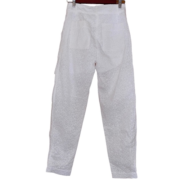 NWOT Derek Lam 10 Crosby Mila Utility Pant in White - Picture 10 of 11